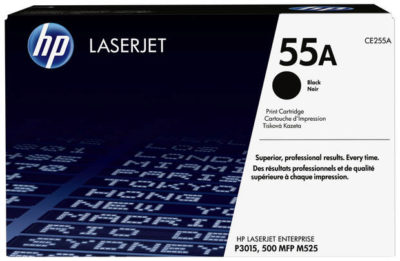 HP 55A Black Original LaserJet Toner Cartridge (CE255A) HP 55A Black Original LaserJet Toner Cartridge (CE255A)